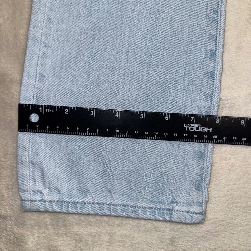 Madewell 90s Straight Leg Jeans Light Wash High Rise Size 25 Denim